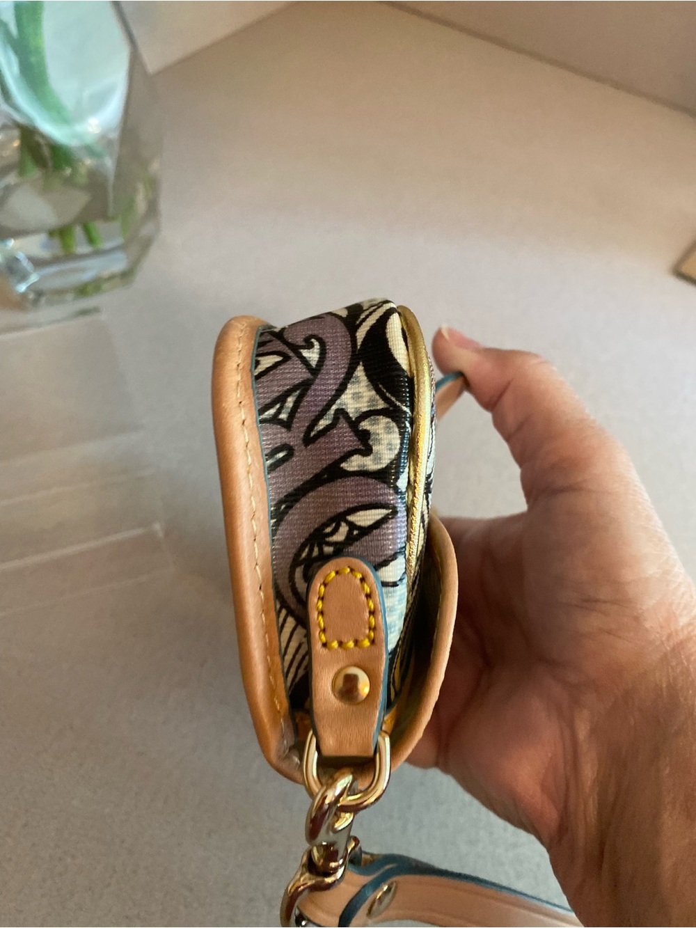 Dooney & Bourke Disney Cruise Line "Fantasy" Inaugural Voyage Wristlet - Picture 9 of 11